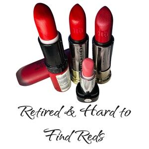 Bundle of Red Lipstick | Urban Decay, Marc Jacobs, Rimmel, Revlon